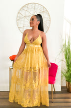 Load image into Gallery viewer, 'Golden Girl" Maxi Gown