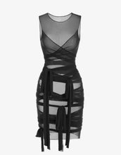 Load image into Gallery viewer, "Wrap Me Right" Dress-Black